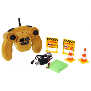 Zdalnie sterowana Wywrotka dla dzieci 3+ Ruchomy kiper + Dźwięki + Akcesoria